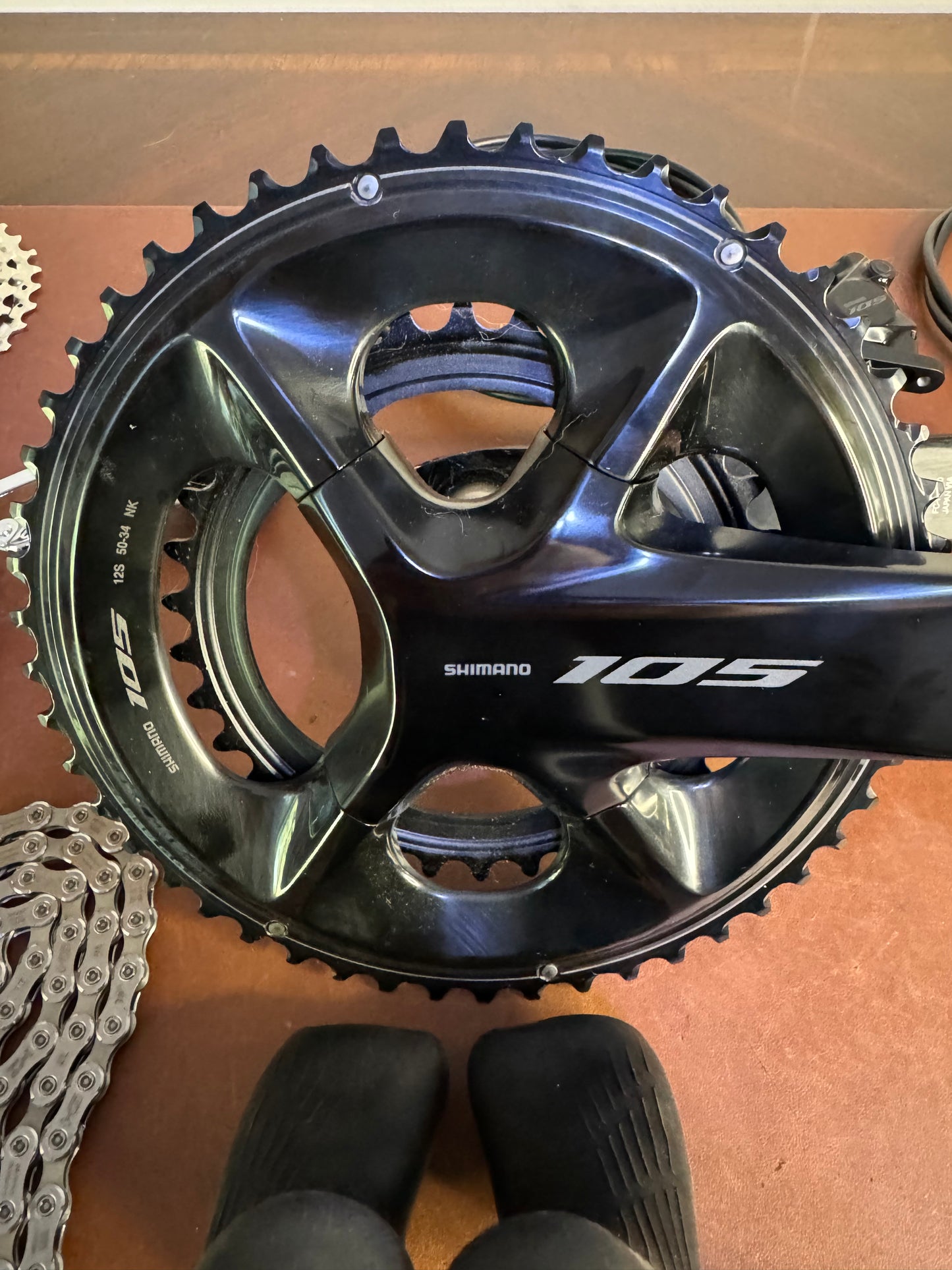 NEW SHIMANO 105 Di2 R7170 COMPLETE GROUP GROUPSET 2x12-speed 50/34t 172.5mm 34t