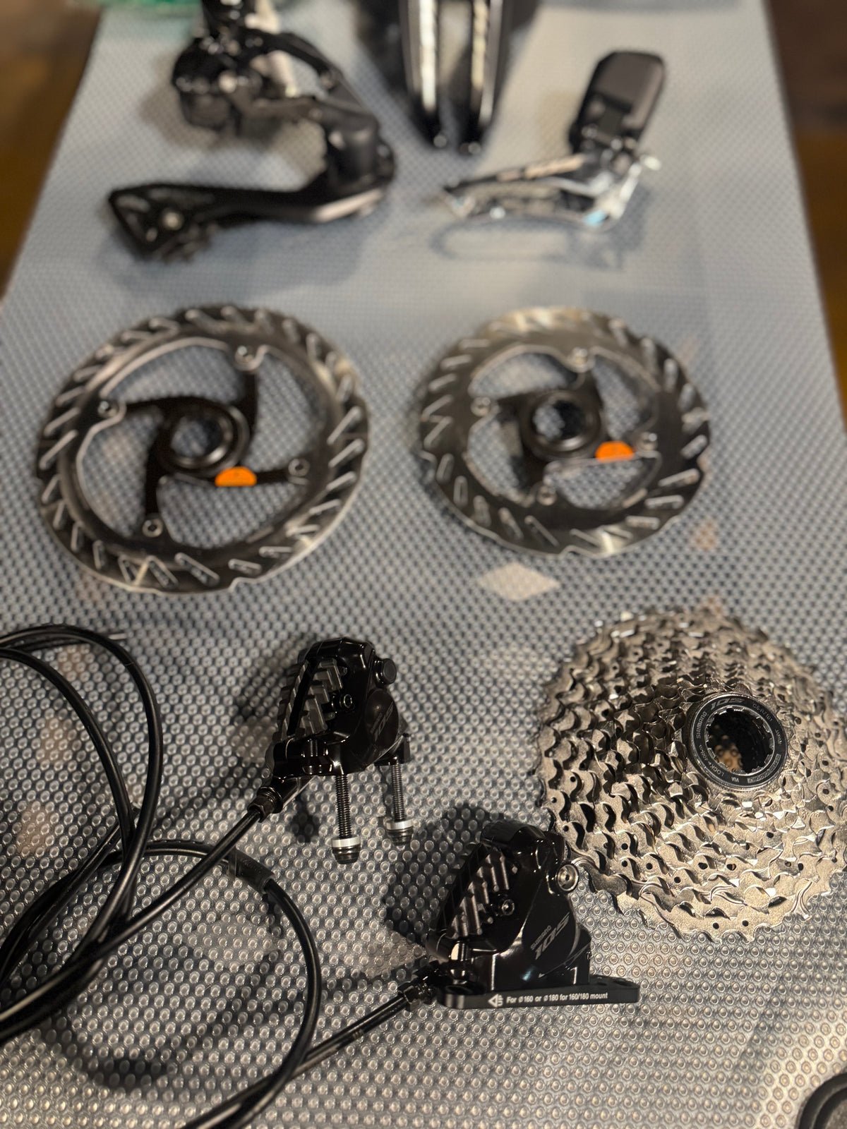 Shimano 105 Di2 R7100 12-Speed Groupset NEW TAKE-OFF 172.5 52/36 11-34