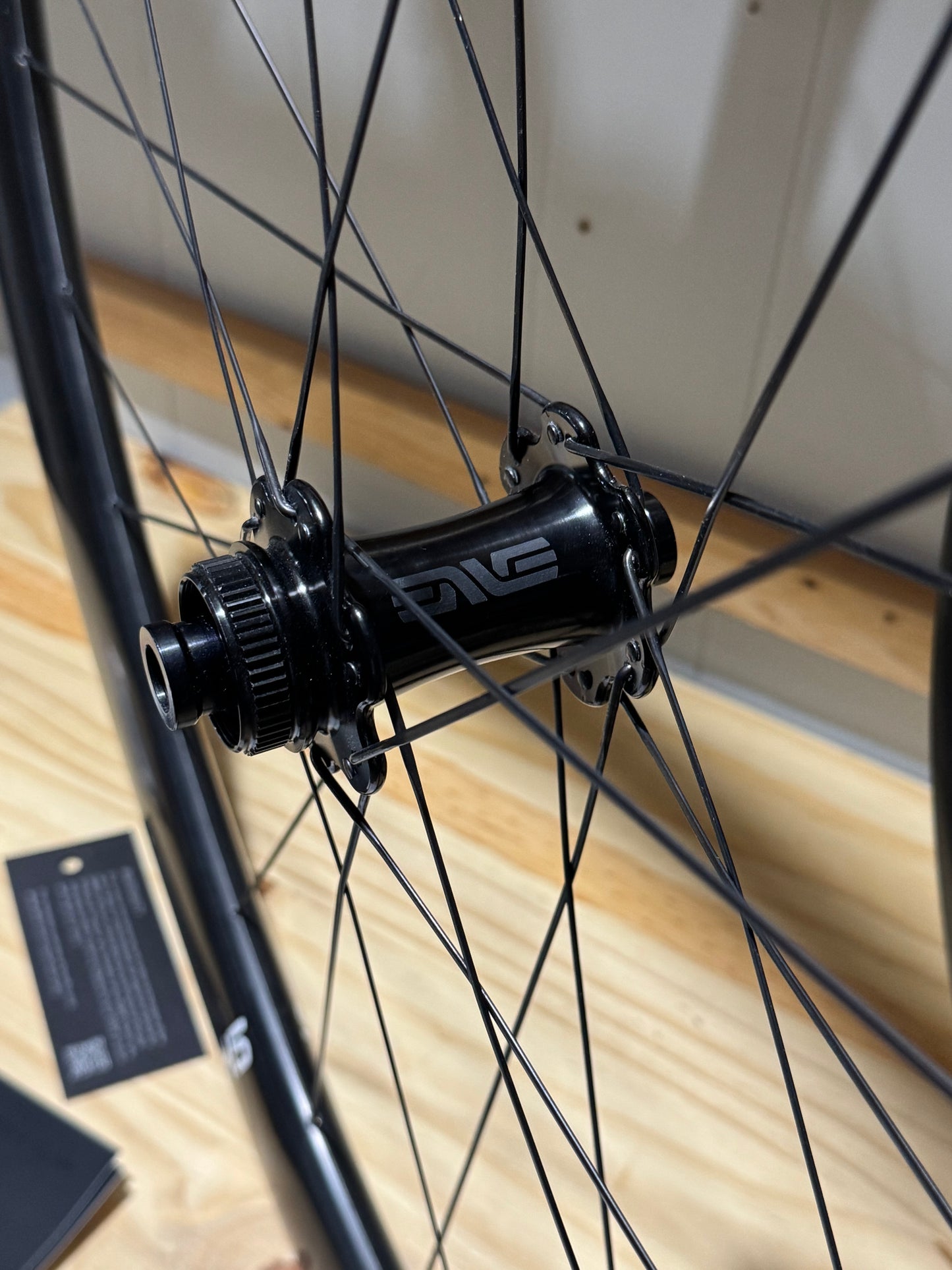 Enve foundation 45 carbon disc brake wheelset with upgraded id360 hubs