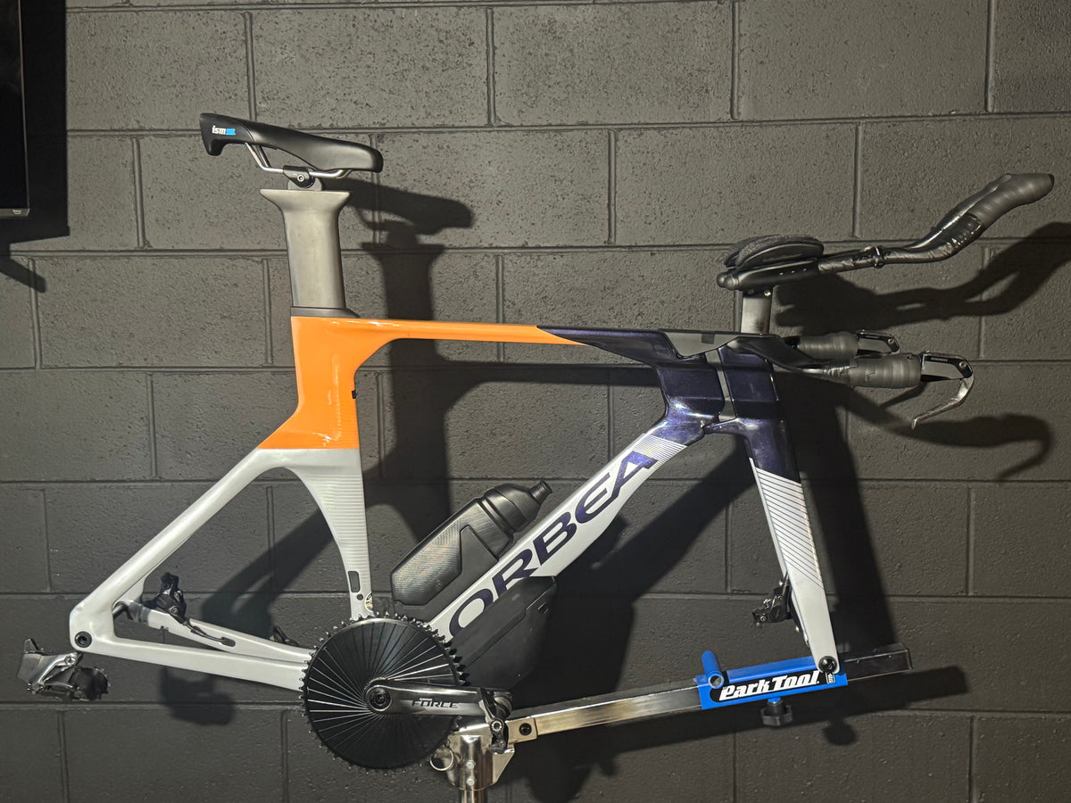 2026 Orbea Ordu TT Bike M/L – SRAM Red AXS – Assioma DUO Power Meter – No Wheels