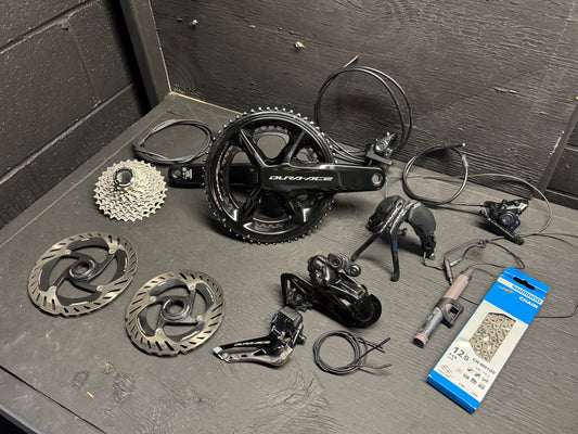 Shimano Dura-Ace R9270 Di2 TT/Triathlon 12-Speed Groupset 165mm 54/40 11-30