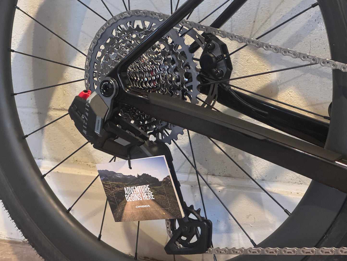 2026 Orbea Terra race size M. New. Sram rival axs e1 xplr. Oquo rp50 Ltd wheels.