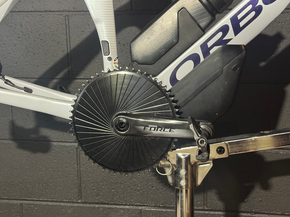 2026 Orbea Ordu TT Bike M/L – SRAM Red AXS – Assioma DUO Power Meter – No Wheels