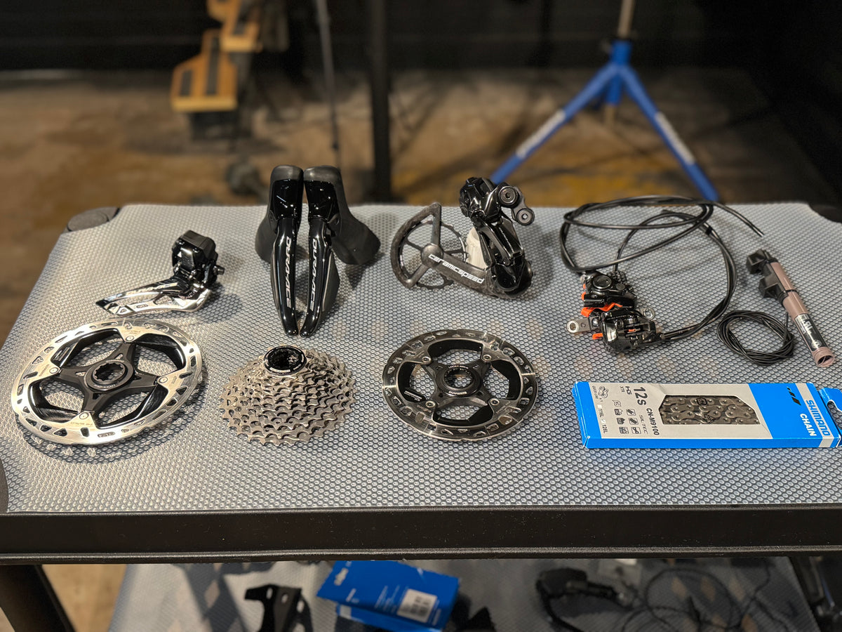 Shimano Dura-Ace R9270 Di2 12-Speed Groupset CeramicSpeed OSPW Disc Brake