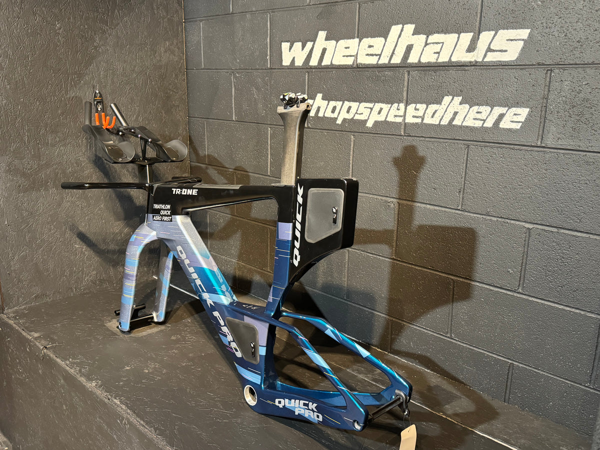 Quick Pro TR:ONE Carbon Triathlon TT Frameset Size L Integrated Aero Cockpit