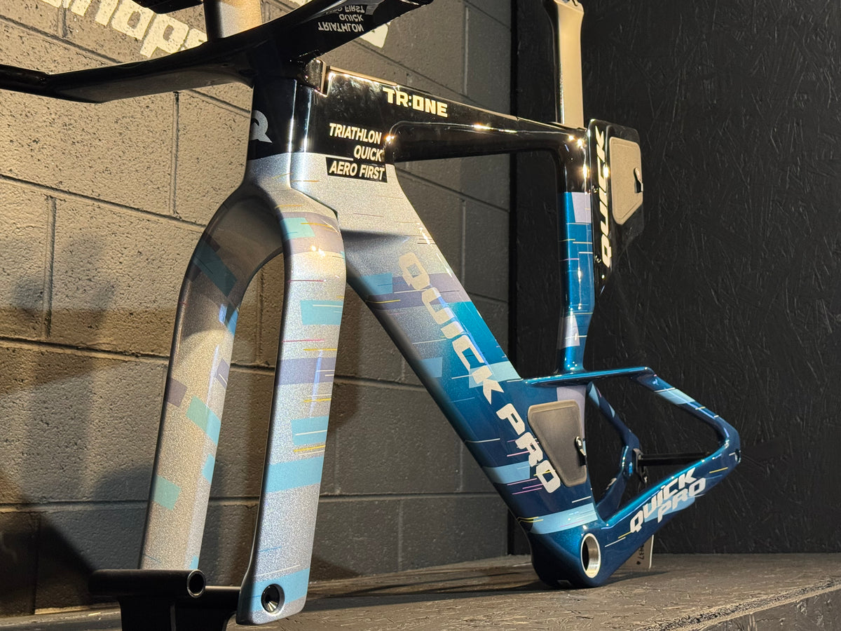 Quick Pro TR:ONE Carbon Triathlon TT Frameset Size L Integrated Aero Cockpit
