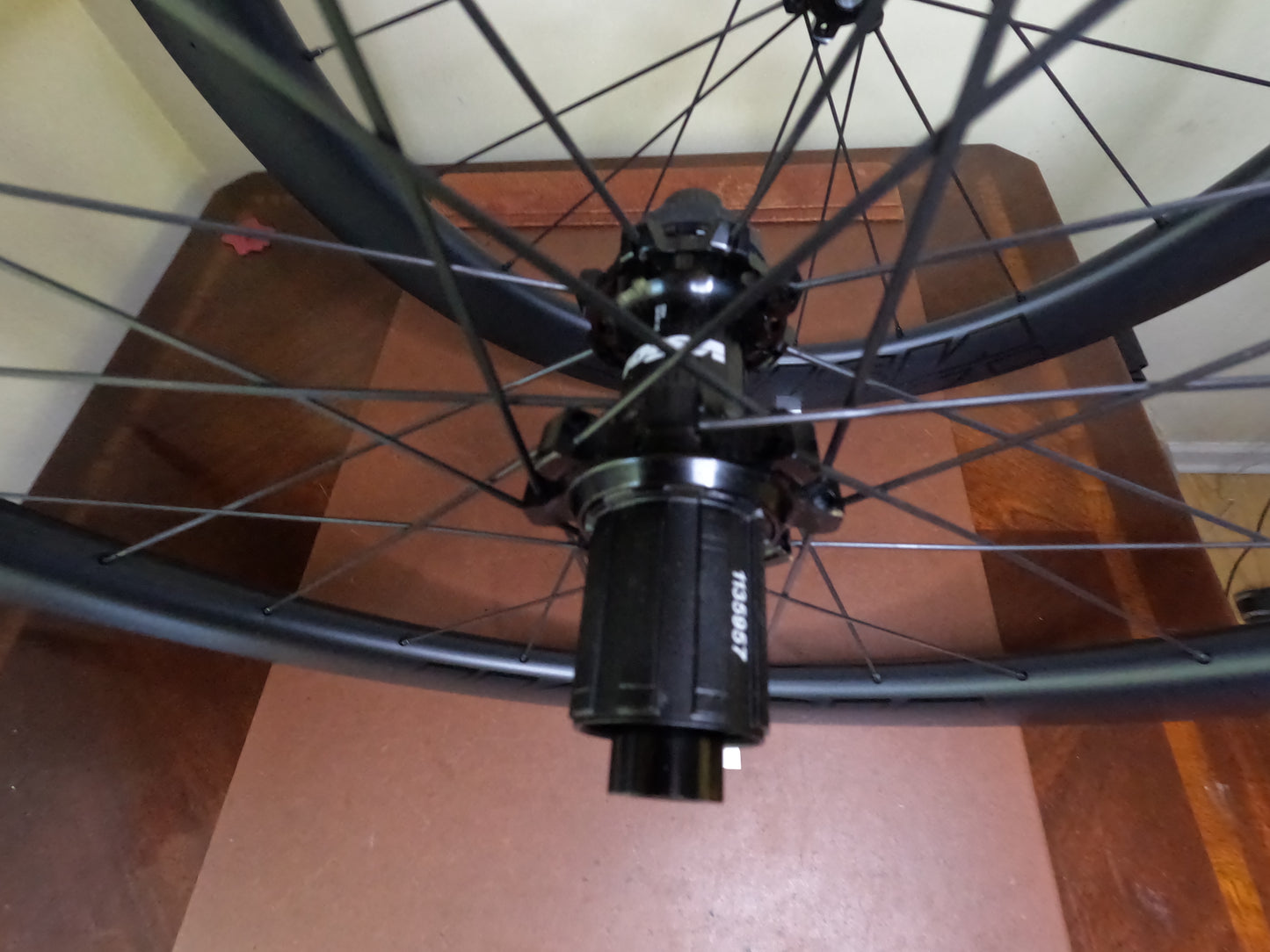 Vision SC60 TL Wheelset - 700, 12 x 100/142, Center-Lock, Shimano hg, Black