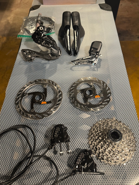 Shimano 105 Di2 R7100 12-Speed Groupset NEW TAKE-OFF 172.5 52/36 11-34