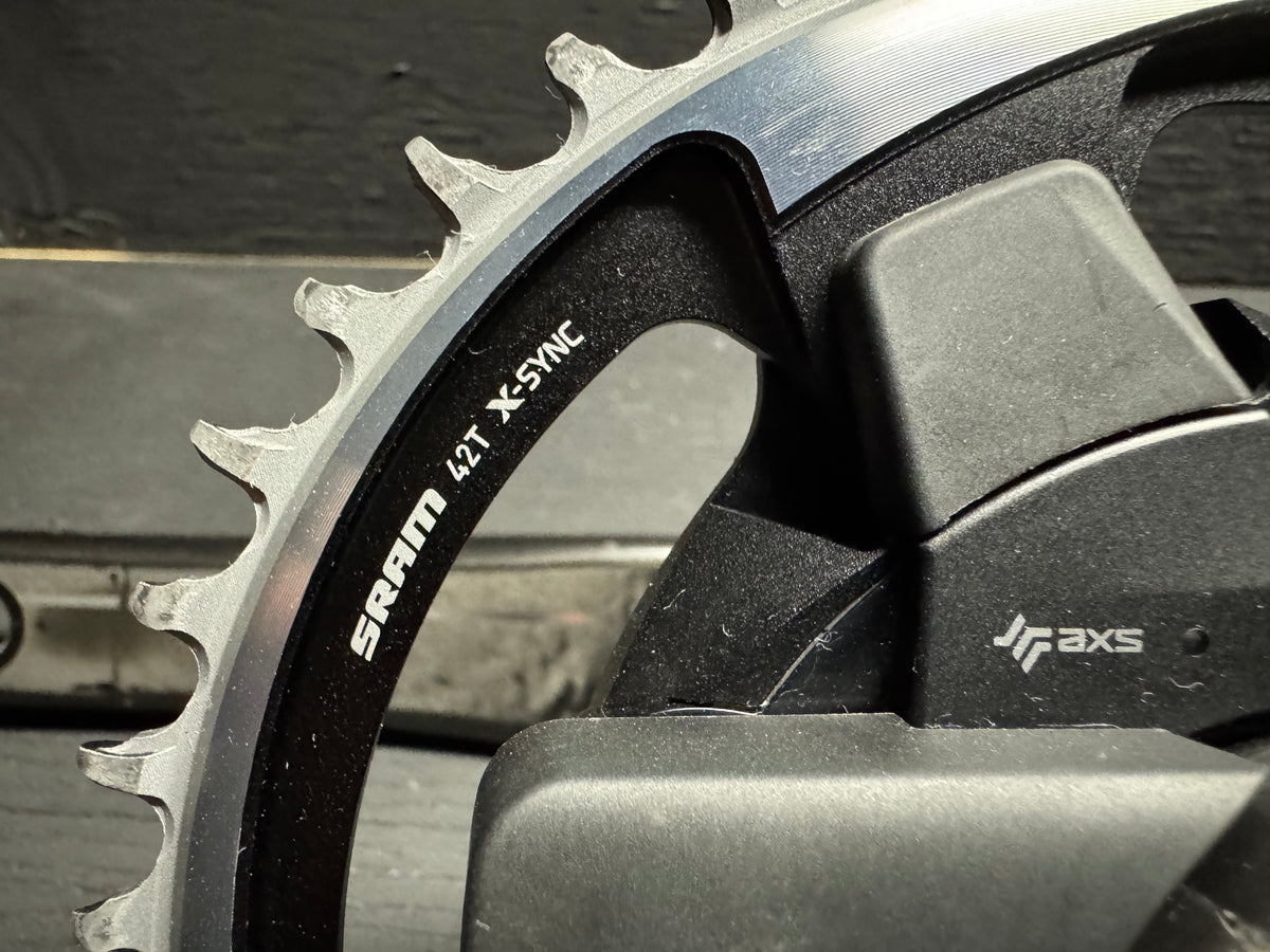 SRAM Red e1 XPLR 165mm 1x quarq power meter Crankset w/ 42T X-SYNC Ring