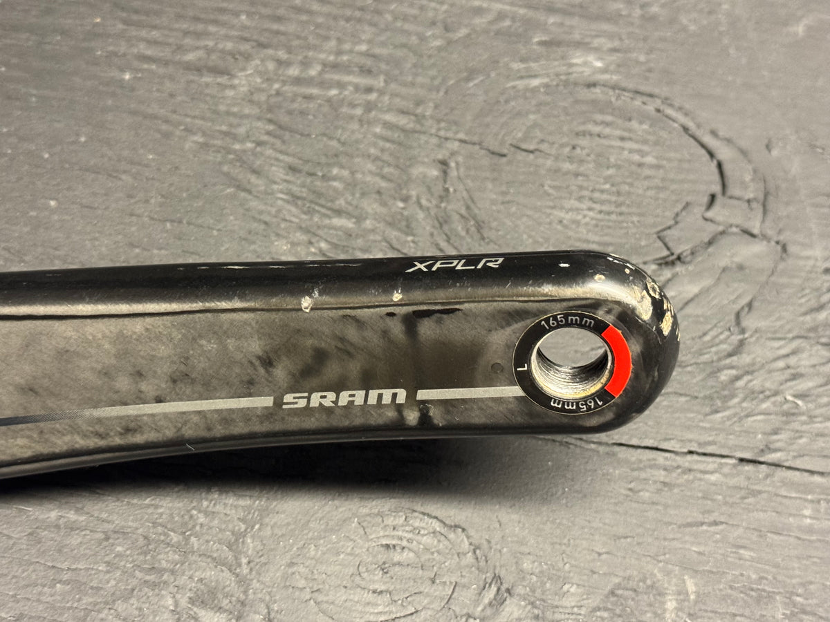 SRAM Red e1 XPLR 165mm 1x quarq power meter Crankset w/ 42T X-SYNC Ring